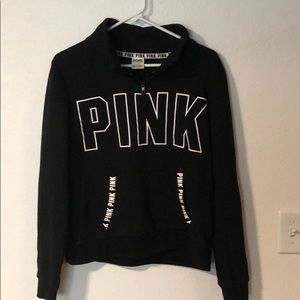 PINK 3/4 zip pull over